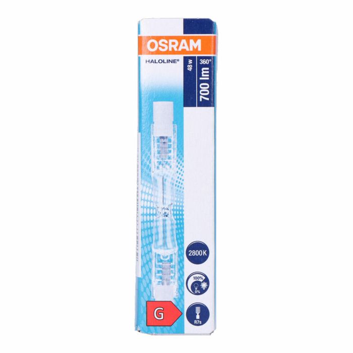 Ampoule Halogène Osram Haloline Pro 48 W Linéaire R7s 750 Lm (2900 K) 2
