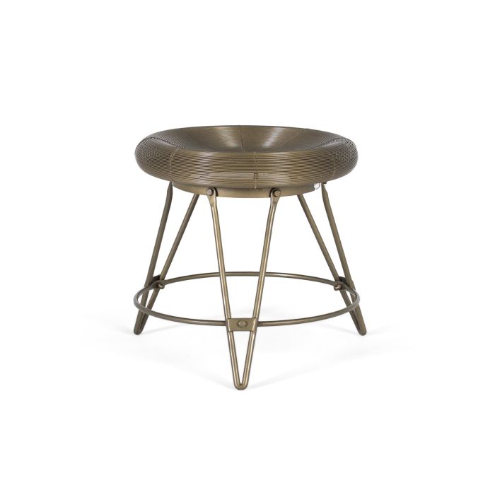 Giner y Colomer Tabouret Bas en Métal Industriel, Patines en Bronze Vieilli, Pour Bar ou Cuisine, Diamètre Siège 45 cm, Hauteur Totale 84 cm 0 Giner y Colomer Tabouret Bas en Métal Industriel, Patines en Bronze Vieilli, Pour Bar ou Cuisine, Diamètre Siège 45 cm, Hauteur Totale 84 cm 0