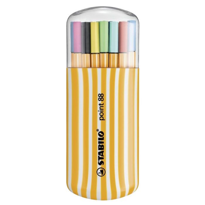 Ensemble de Marqueurs Stabilo Point 88 20 Pièces Multicouleur 1 Ensemble de Marqueurs Stabilo Point 88 20 Pièces Multicouleur 1