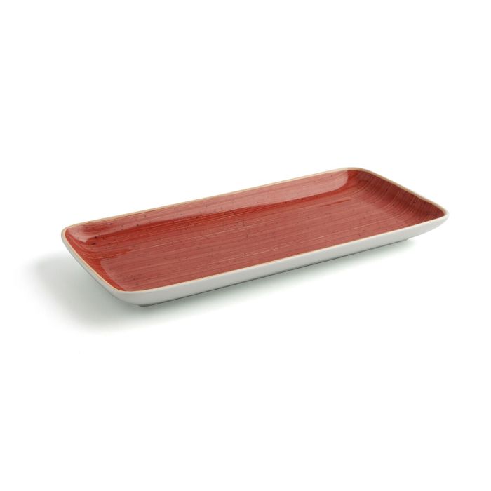 Plat à Gratin Ariane Terra Rectangulaire Céramique Rouge (36 x 16,5 cm) (6 Unités) 1