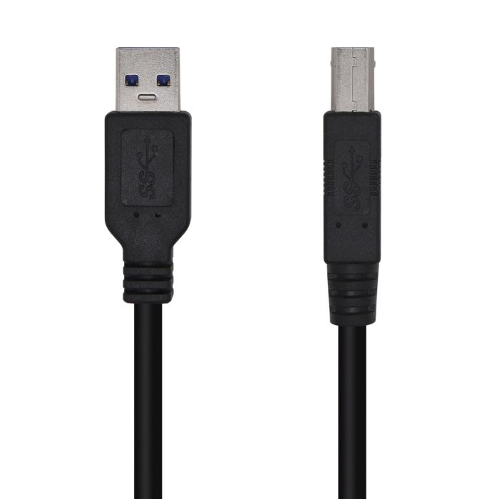 Câble USB Aisens A105-0444 Noir 2 m (1 Unité) 0 Câble USB Aisens A105-0444 Noir 2 m (1 Unité) 0