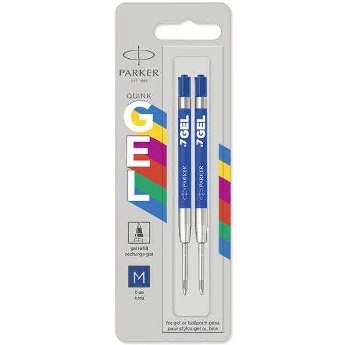 Recharge pour stylo Parker Jotter 2 Pièces Bleu (12 Unités) 1 Recharge pour stylo Parker Jotter 2 Pièces Bleu (12 Unités) 1