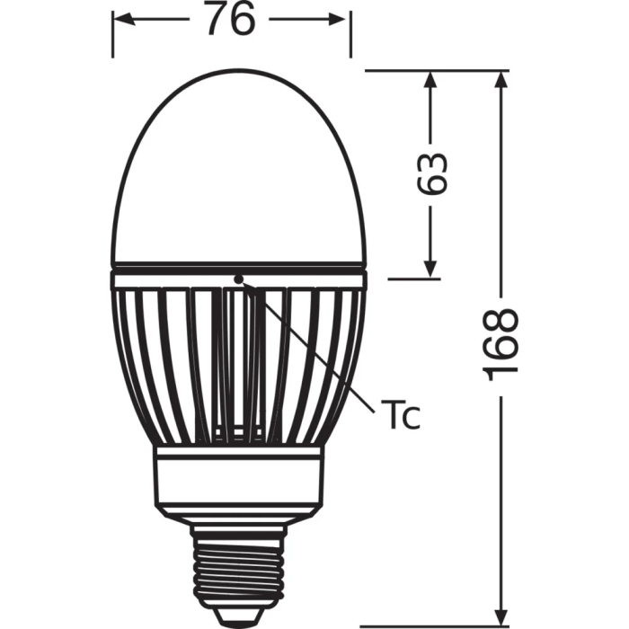 OSRAM [LVE-4058075765931] Ampoule LED E27 29W 3600Lm 2700K 360° IP65 1