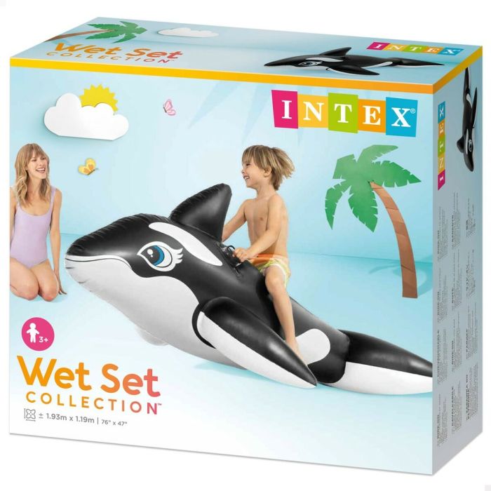 Personnage pour piscine gonflable Intex Baleine 193 x 76 x 119 cm (6 Unités) 1