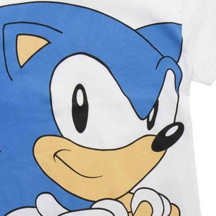 Pyjama Enfant Sonic Blanc Pyjama Enfant Sonic Blanc