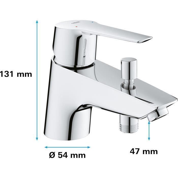 Mitigeur bain douche chromé monotrou START - GROHE - 23229002 4 Mitigeur bain douche chromé monotrou START - GROHE - 23229002 4