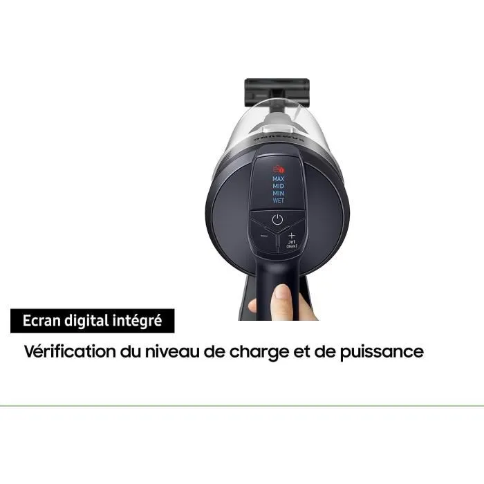 Samsung Aspirateur balai Jet 75E Turbo 200W 60min 0.8L Gris/Bleu SAM8806095108834 4