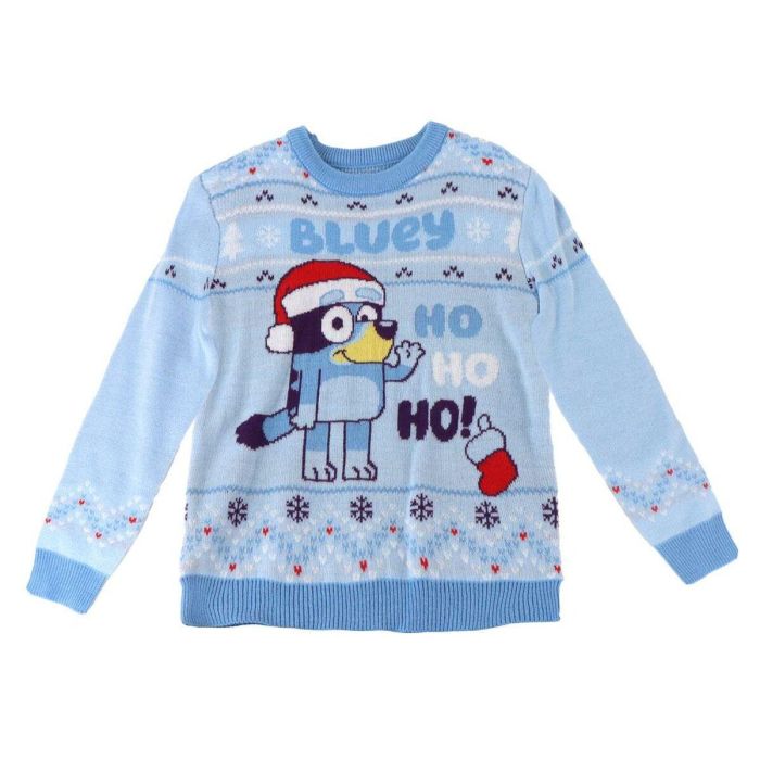 Pull unisex Bluey Christmas Bleu clair 45
