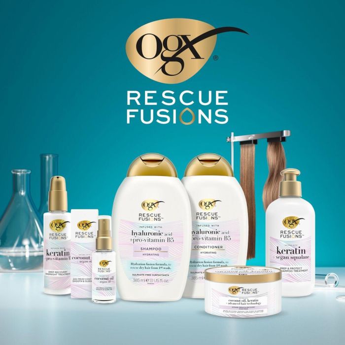 Shampooing OGX HYALURONIC & PRO-VITAMIN B5 385 ml