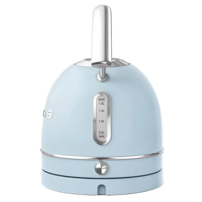 Sweiss Bouilloire Vintage KTL6 - 1.8 L - 2200 W - Socle 360° - Capacité 1,8 litre - En acier inoxydable - Bleu - Design de cuisine Sweiss Bouilloire Vintage KTL6 - 1.8 L - 2200 W - Socle 360° - Capacité 1,8 litre - En acier inoxydable - Bleu - Design de cuisine