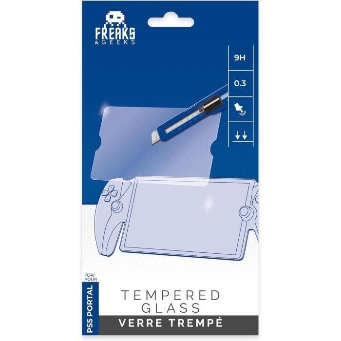 Verre trempé - FREAKS AND GEEK - PS5 Portal - Tres fin 0,3 mm - Anti rayure 0 Verre trempé - FREAKS AND GEEK - PS5 Portal - Tres fin 0,3 mm - Anti rayure 0