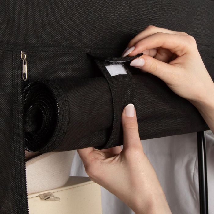 Organisateur de Vêtements et de Chaussures Max Home Noir 88 X 167 X 45 CM 2 Unités 4 Organisateur de Vêtements et de Chaussures Max Home Noir 88 X 167 X 45 CM 2 Unités 4