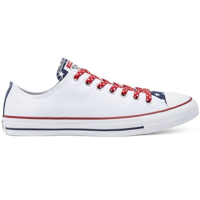Chaussures de Sport pour Enfants Converse Stars Stripes Chuck Taylor Blanc 0 Chaussures de Sport pour Enfants Converse Stars Stripes Chuck Taylor Blanc 0