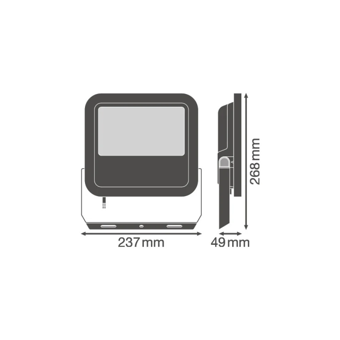 Ledvance LVE-4058075422445 Projecteur LED 65W 7150Lm 3000K 100 x 100° IP65 Blanc Chaud 2