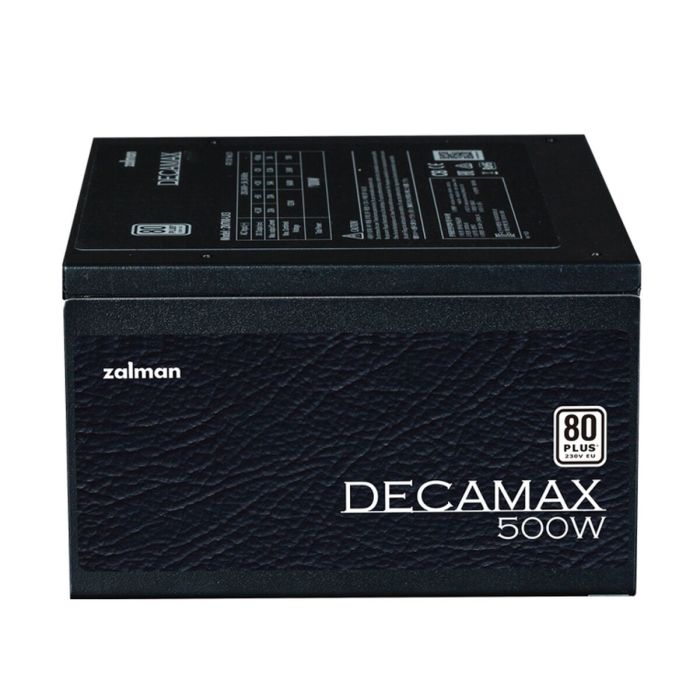 Bloc d’Alimentation Zalman DecaMax 500W ATX 500 W 80 PLUS 13 Bloc d’Alimentation Zalman DecaMax 500W ATX 500 W 80 PLUS 13