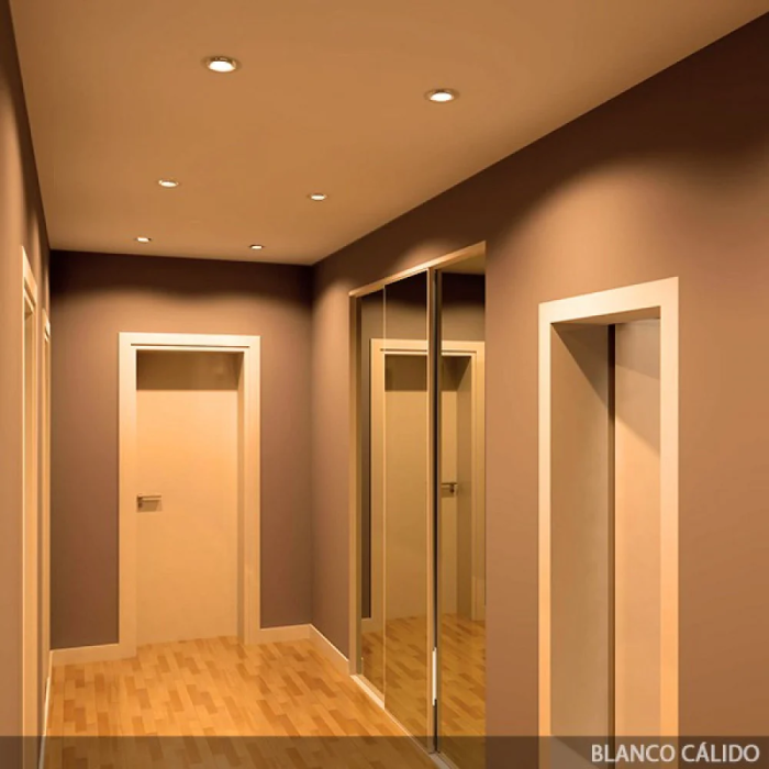 Downlight LED 6W 600Lm 4200K Circulaire Cristal Ø95mm 40.000H [GR-MB01-6W-O-W] 8