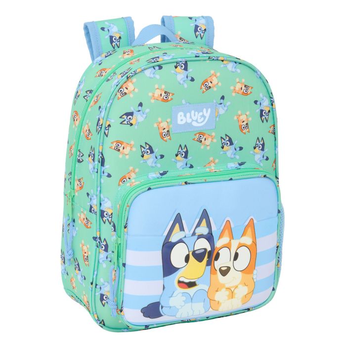 Cartable Bluey Sisters Vert 26 x 34 x 11 cm