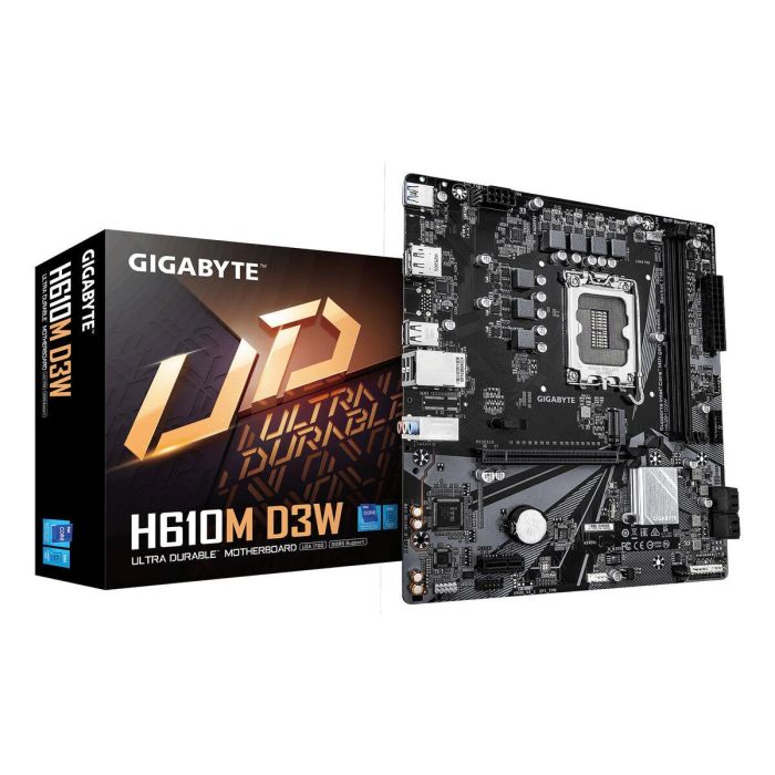 Carte Mère Gigabyte 9MH61M3W5-00-G10 H610 LGA 1700 13
