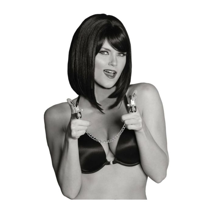 Pinces à mamelons enchaînées Sex & Mischief 1