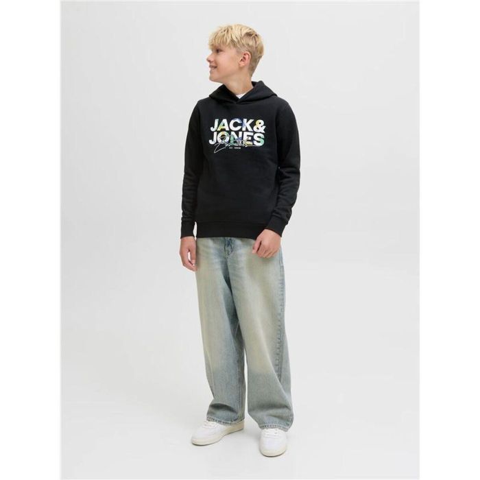 Sweat à capuche enfant Jack & Jones Jjgeplas Noir L 2
