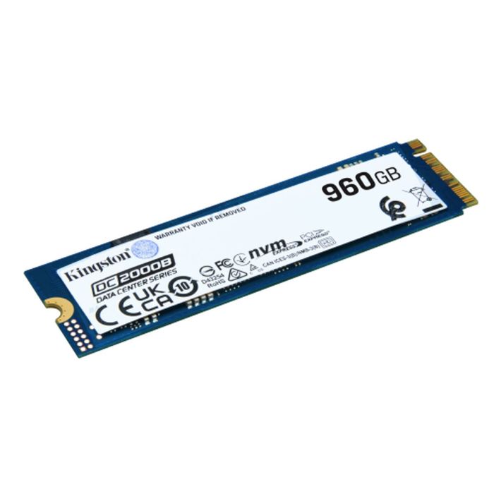 Kingston DC2000B SSD NVMe PCIe 4.0 x4 M.2 960GB - Vitesses de Lecture 7000 Mo/s, Écriture 1300 Mo/s