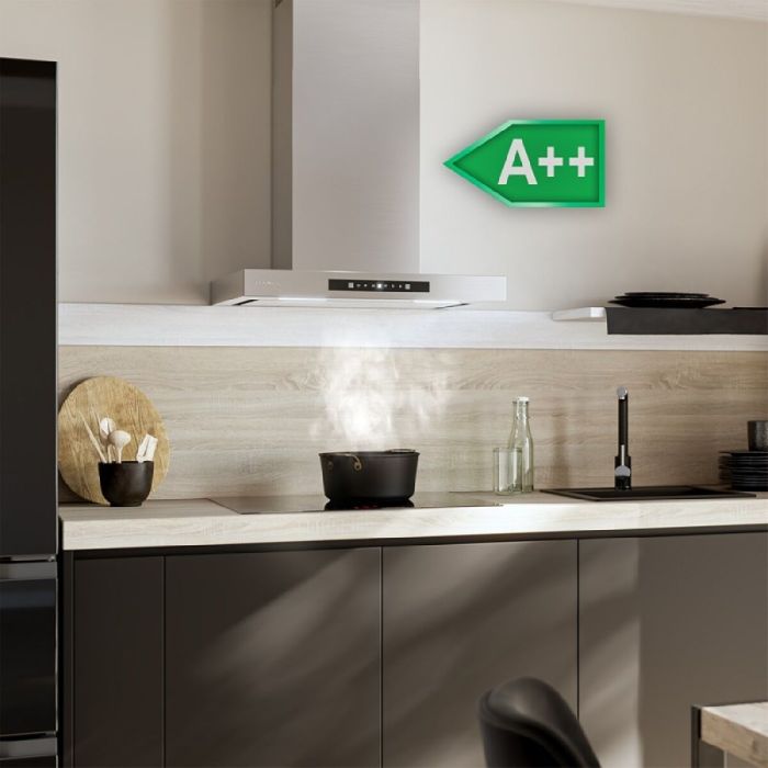 Hotte standard Cecotec Bolero Flux TT 608000 Slim Noir Acier 6 Hotte standard Cecotec Bolero Flux TT 608000 Slim Noir Acier 6