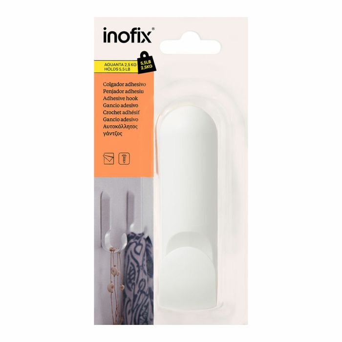 Affichette de poignée de porte Inofix atlas Blanc 2,5 kg Adhésif 2 Affichette de poignée de porte Inofix atlas Blanc 2,5 kg Adhésif 2