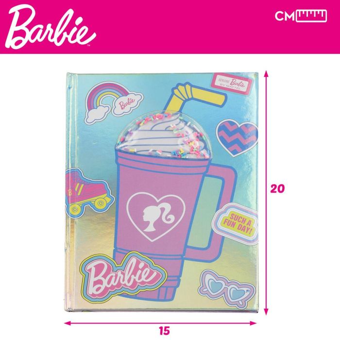 Agenda avec accessoires Barbie 15 x 1 x 20 cm Multicouleur 9