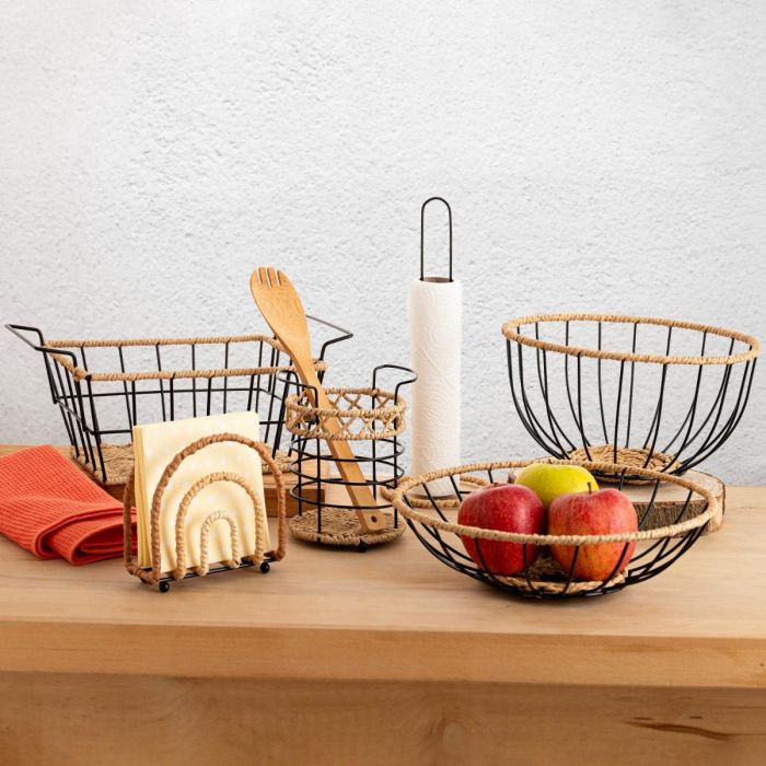 Cesta Alta Acero Carbono Trend Quid 27,5x27,5x15 cm 1 Cesta Alta Acero Carbono Trend Quid 27,5x27,5x15 cm 1