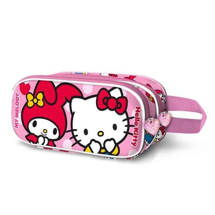 Fourre-tout Hello Kitty Rose 10 x 22 x 8 cm