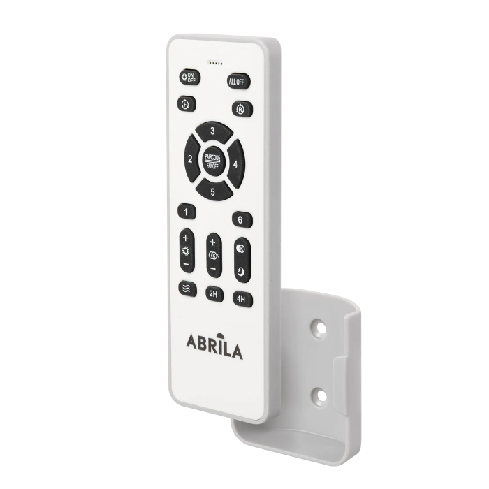 Ventilateur DC Blanc 59W 107cm 4 Pales Déployables avec Lumière LED 3 Températures (3000-4000-6000K) 6980lm, Fonction Été-Hiver, Intensité Réglable, Télécommande Incluse 4