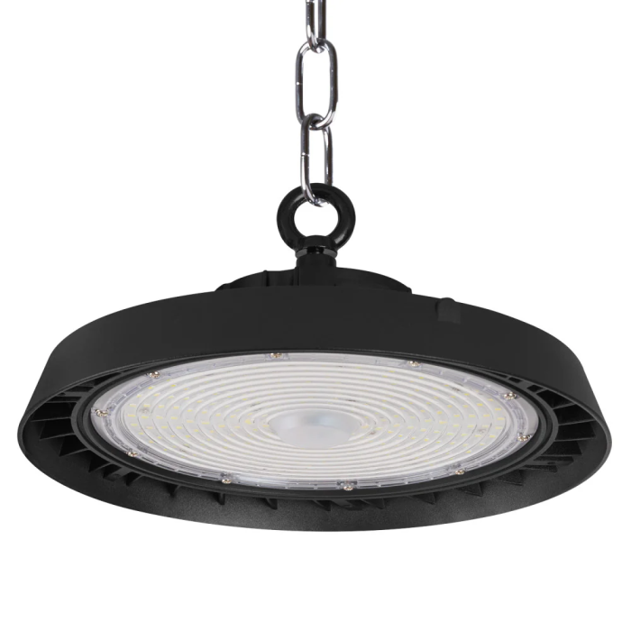 BX3 LIGHT Campana LED 150W (90W-120W-150W) 27000 Lumen, Driver Lifud Réglable 1-10V, Chip Philips CW 6000K 90 Degrés