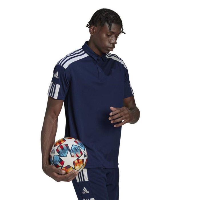 Polo à manches courtes homme Adidas Sq21 Bleu foncé Football 3