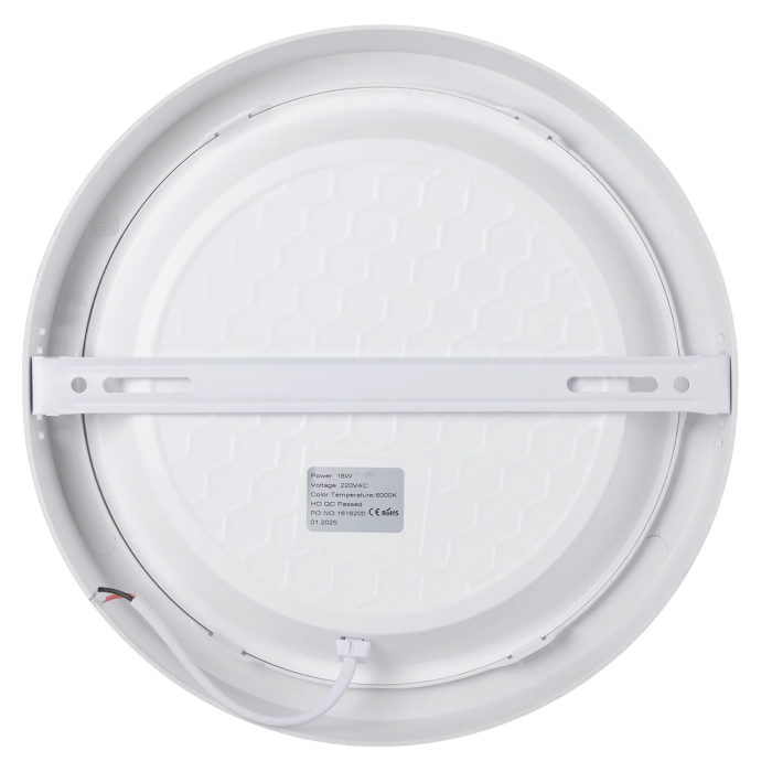 Plafonnier LED 18W 1800lm 4000K IP20 Blanc HO-PLC-18W-1800LM-W 4