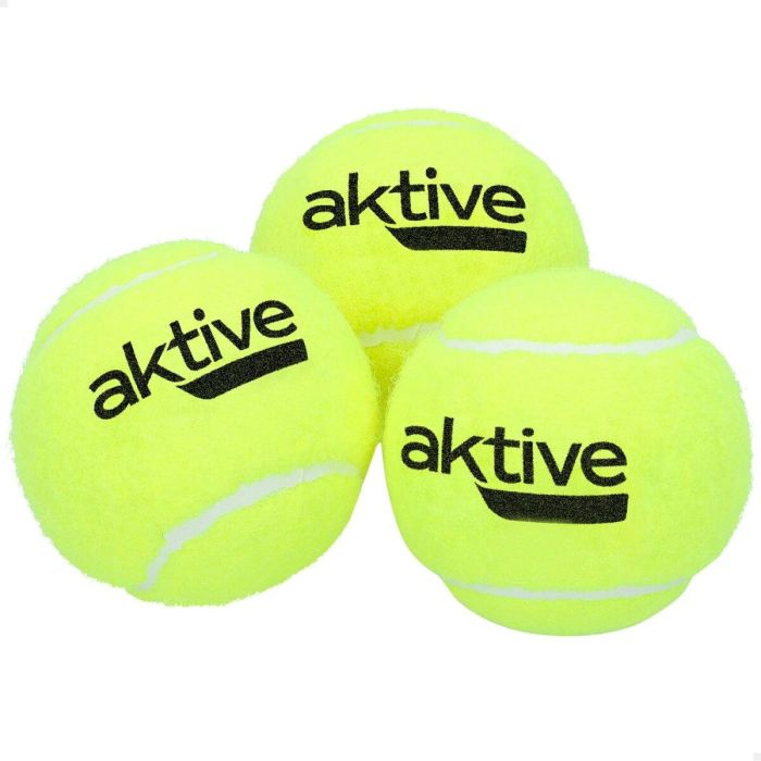 Balles de Padel Aktive 3 Pièces Jaune 6 Unités 2 Balles de Padel Aktive 3 Pièces Jaune 6 Unités 2