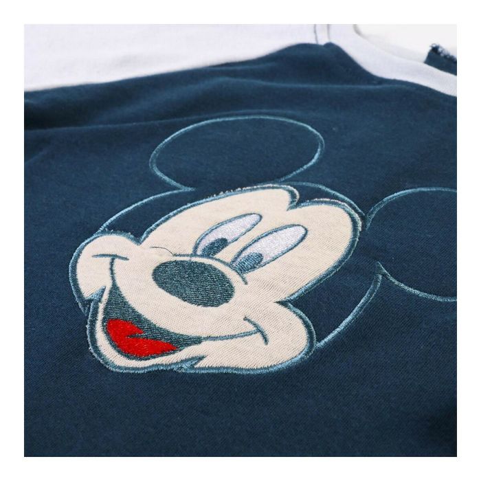 Barboteuse à Manches Longues pour Bébé Mickey Mouse Bleu 3 Barboteuse à Manches Longues pour Bébé Mickey Mouse Bleu 3