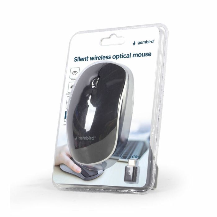 Souris GEMBIRD PE2132159 Noir 1600 dpi (1 Unités) 2