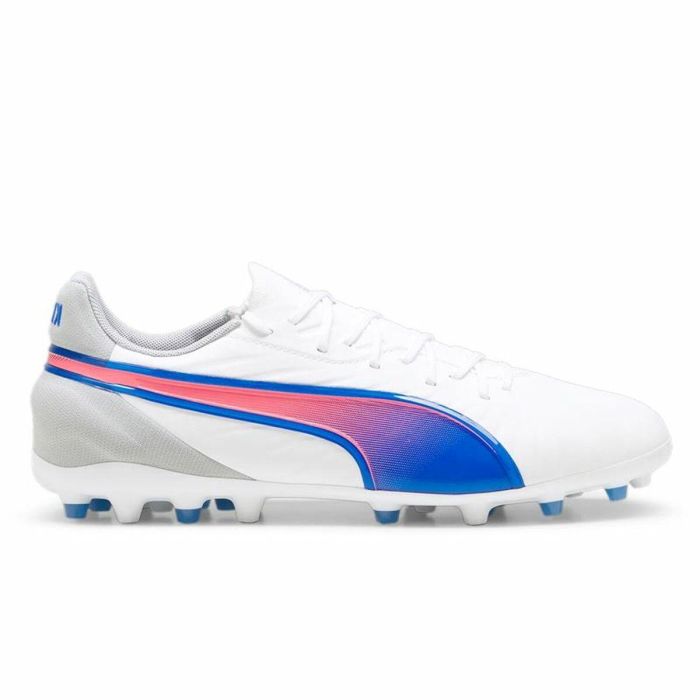 Chaussures de Football pour Adultes Puma King Match Mg Blanc 0 Chaussures de Football pour Adultes Puma King Match Mg Blanc 0