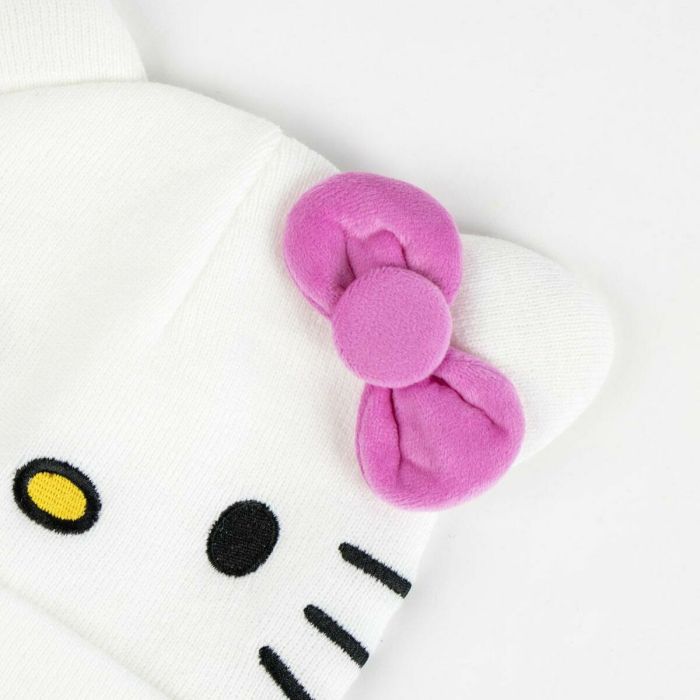 Bonnet enfant Hello Kitty Blanc 7