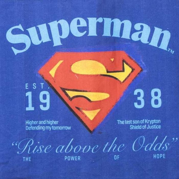 Sac à Achats Superman Bleu foncé 48 x 43 x 17 cm 1