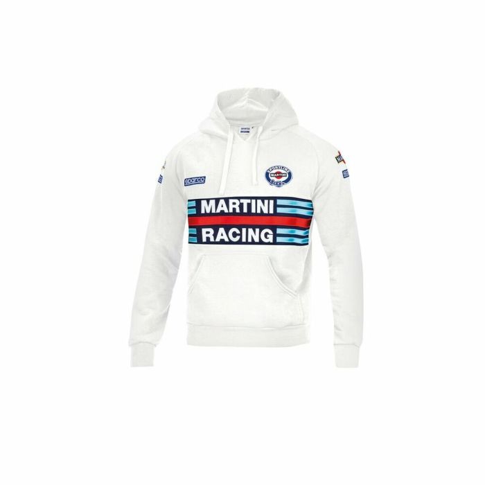 Sweat à capuche homme Sparco Martini Racing Blanc 0 Sweat à capuche homme Sparco Martini Racing Blanc 0