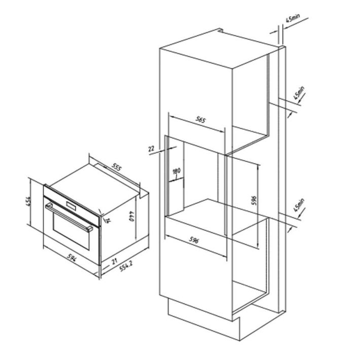 Four Cecotec Bolero Hexa C134500 Inox A 2600 W 2100 W 56 L 2