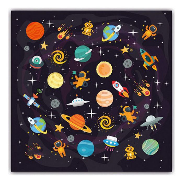 Masque en tissu hygiénique réutilisable Space Enfant 1