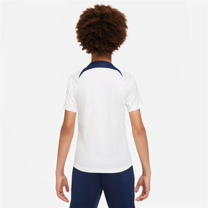 Maillot de Football à Manches Courtes pour Enfants Nike París Saint-Germain Strike Blanc 5