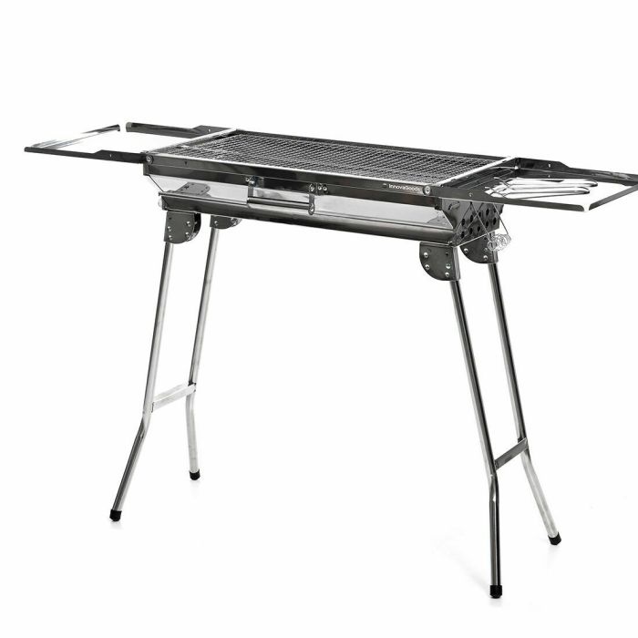 Pack Barbecue au Charbon de Bois Pliable en Acier Inoxydable et Briquet Électrique Rechargeable et Flexible InnovaGoods 16 Pack Barbecue au Charbon de Bois Pliable en Acier Inoxydable et Briquet Électrique Rechargeable et Flexible InnovaGoods 16