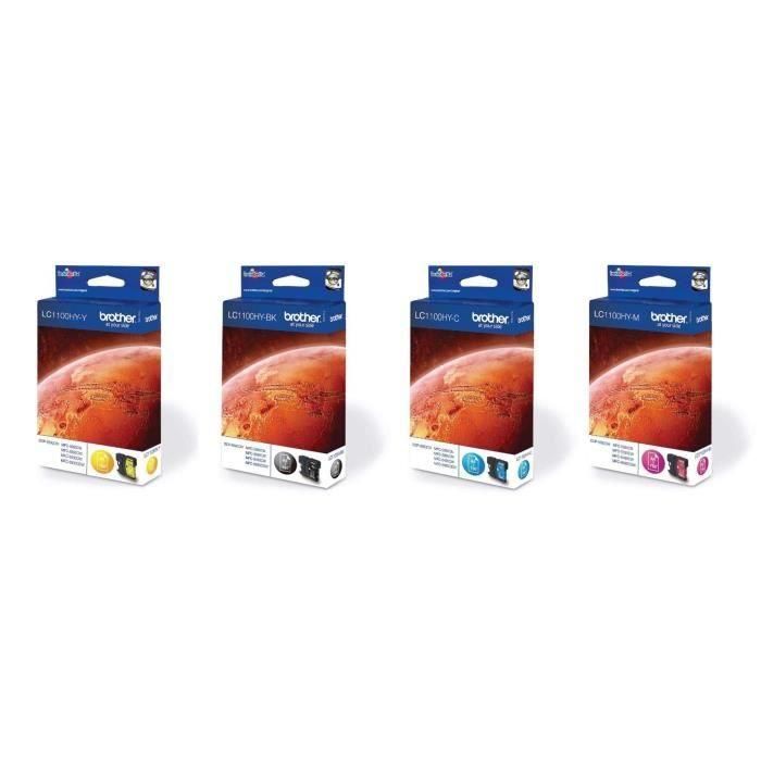 Brother LC1100HY Cartouches d'encre Multipack Coul 3