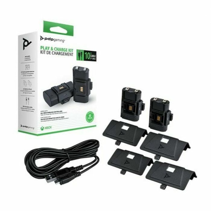 Kit de carga y reproducción para mando - PDP - Xbox One y Series X|S - Negro