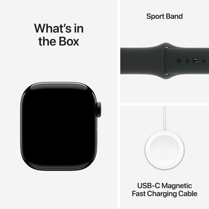 Montre intelligente Apple Apple Watch Series 10 Noir 1,77" 1 Montre intelligente Apple Apple Watch Series 10 Noir 1,77" 1