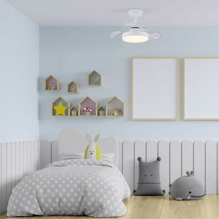 Ventilateur de Plafond CristalRecord Blanc Ø 55 cm 1