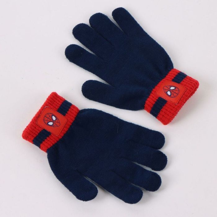 Bonnet et gants Spider-Man Bleu 7